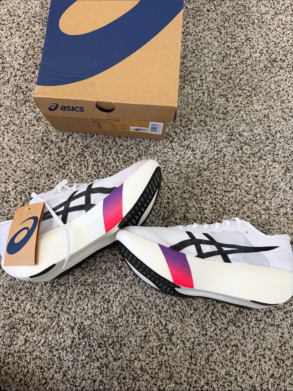 NWT Asics Metaspeed Ray Tokyo Racing Shoes - Picture 7 of 7